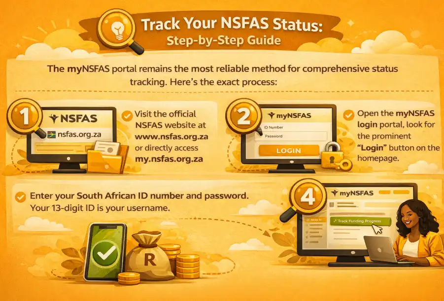 nsfas status check via portal