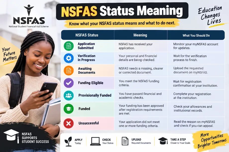 NSFAS Status Meaning